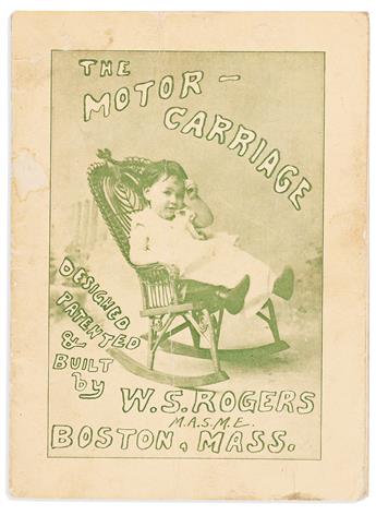 (AUTOMOTIVE.) The Rogers Motor Carriage